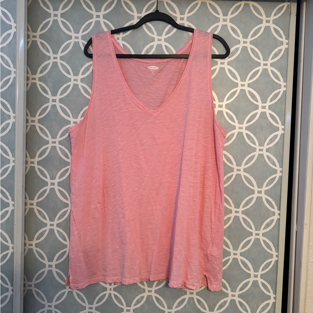 Pink Tank Top Old Navy tall